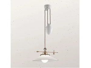 COUNTRY 083.11 - LED adjustable Murano glass pendant lamp _ Il Fanale